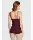 Bordo spalvos neriniuoti marškinėliai Climate Control CAMISOLE