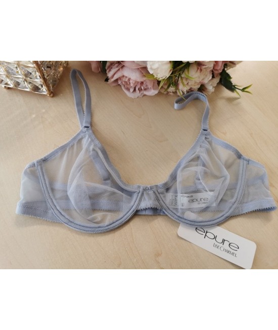 Epure Lise Charmel 80B 80C dydžio melsva perregima liemenėlė Revelation Beaute sky blue