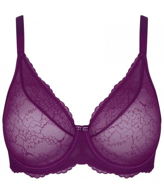 Tamsiai violetinės spalvos liemenėlė Mirage Spotlight  W01 Ex