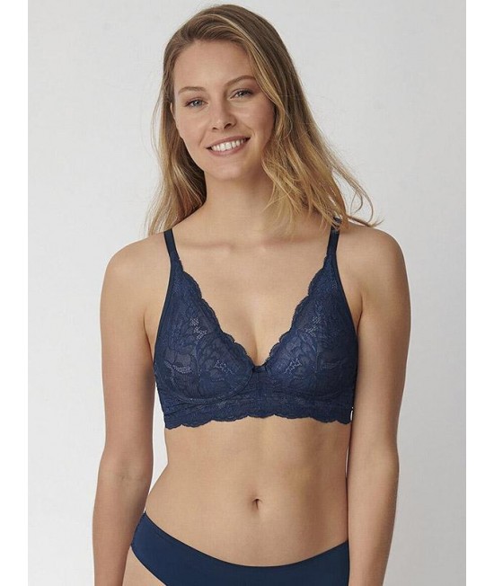Tamsiai mėlyna minkšta liemenėlė Amourette Charm N03