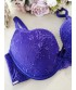 Valege 80D dydžio violetinės spalvos neriniuota liemenėlė WSGFOREWER Violet
